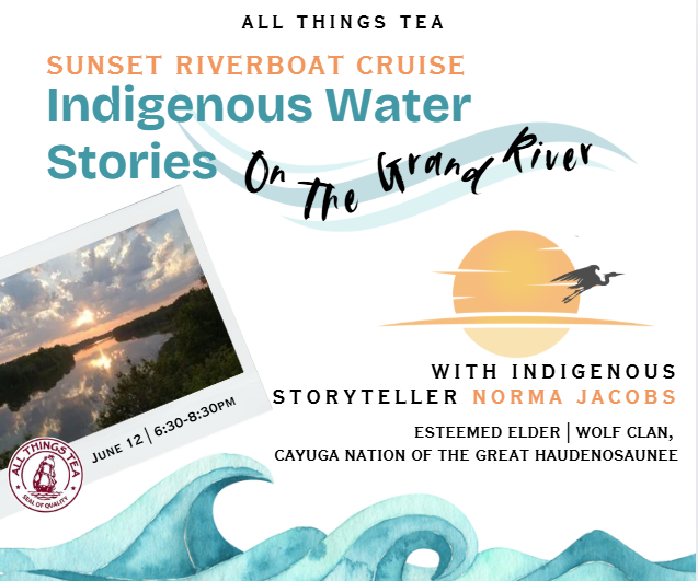 Indigenous Water Stories (June 12): A Sunset Riverboat Cruise Event